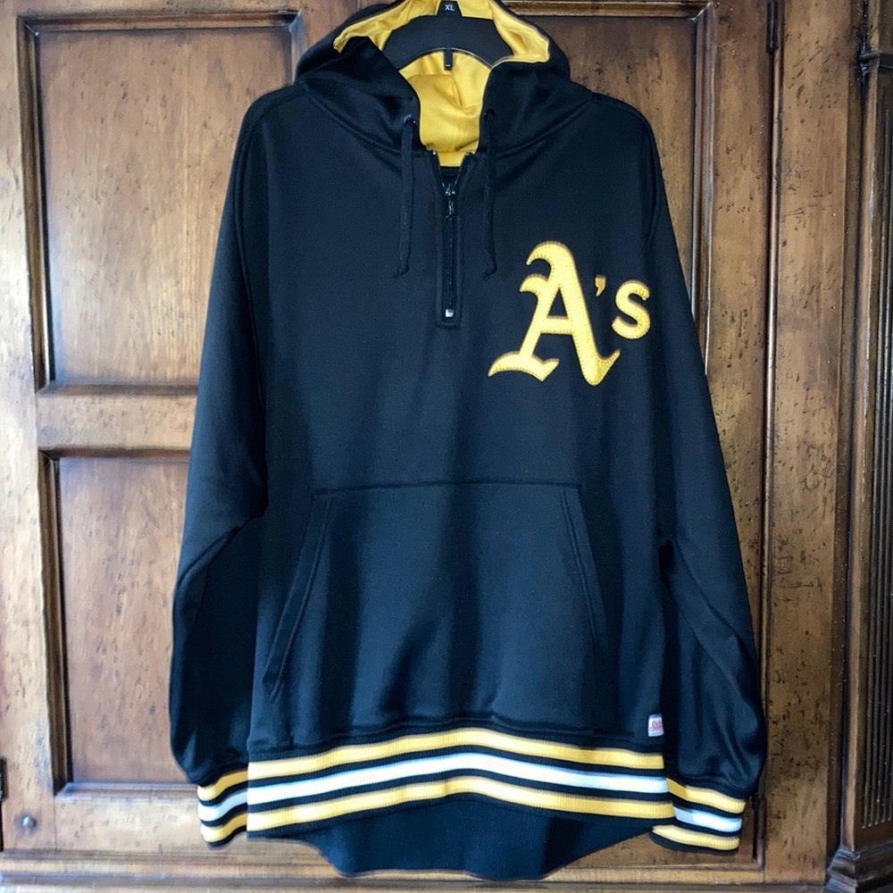 Stitches XXL Oakland A’s hooded pullover